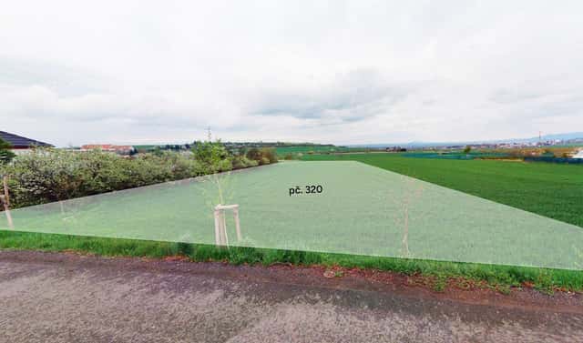 Prodej stavebního pozemku 2 733 m², Trnovany, okres Litoměřice