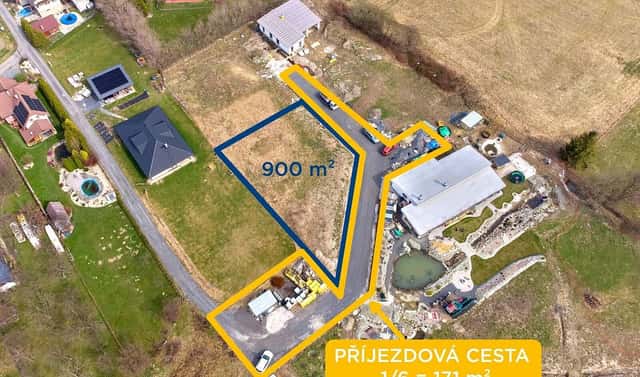 Prodej stavebního pozemku 1 071 m², Veřovice, okres Nový Jičín