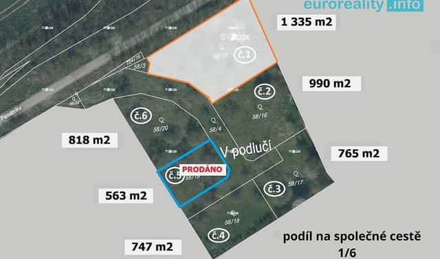 Prodej stavebního pozemku 1 335 m², Plzeň, okres Plzeň-město