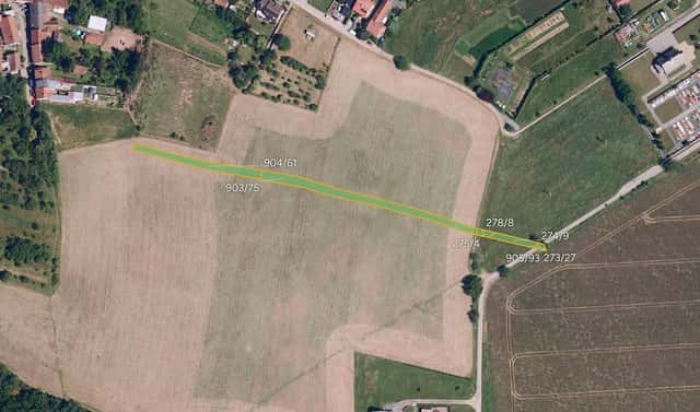 Prodej pole 1 178 m², Prštice, okres Brno-venkov