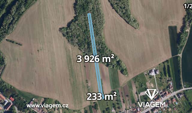 Prodej pole 969 m², Diváky, okres Břeclav