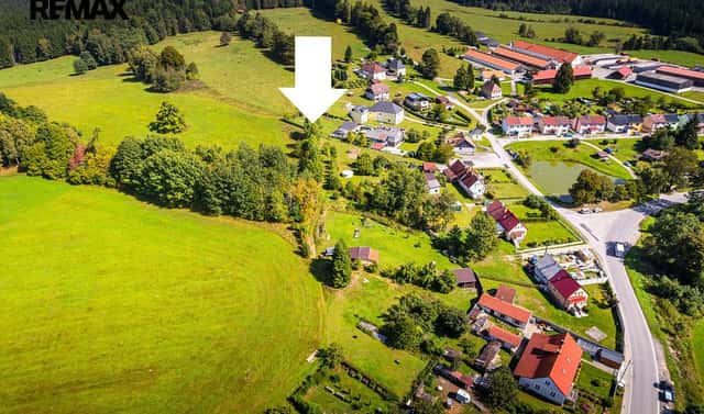 Prodej stavebního pozemku 1 374 m², Frymburk, okres Český Krumlov