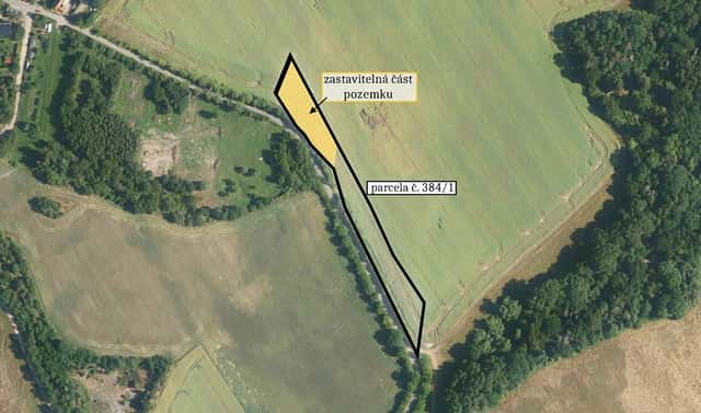 Prodej stavebního pozemku 5 643 m², Škvorec – Třebohostice, okres Praha-východ
