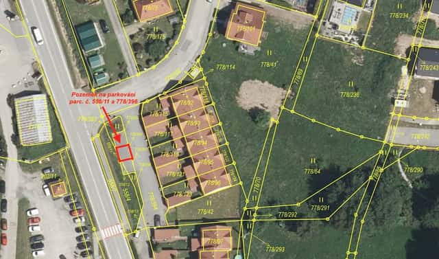Prodej pozemku 22 m², Frymburk, okres Český Krumlov