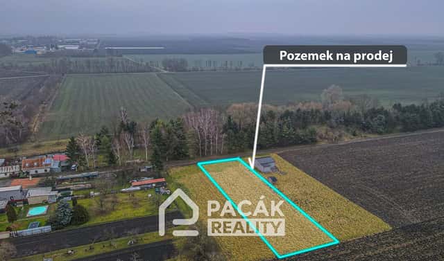 Prodej stavebního pozemku 1 525 m², Hrubčice – Otonovice, okres Prostějov