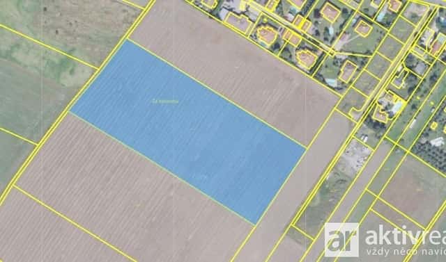 Prodej pole 11 950 m², Kostelec nad Labem – Jiřice, okres Mělník