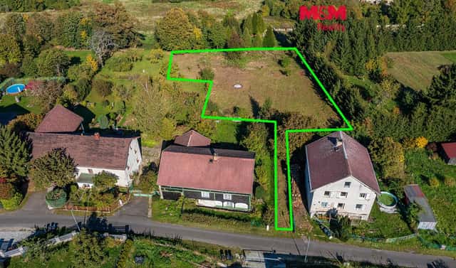 Prodej stavebního pozemku 2 573 m², Huntířov, okres Děčín