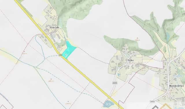 Prodej pole 11 502 m², Kněžmost – Soleček, okres Mladá Boleslav