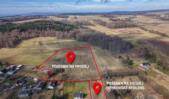 Prodej pole 20 262 m², Krajková – Hrádek, okres Sokolov