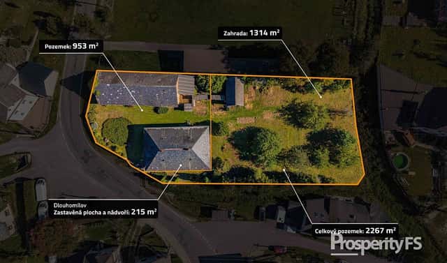 Prodej domu 130 m² s pozemkem 5 492 m², Dlouhomilov, okres Šumperk