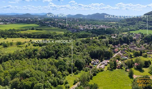 Prodej zahrady 4 175 m², Skalice u České Lípy, okres Česká Lípa