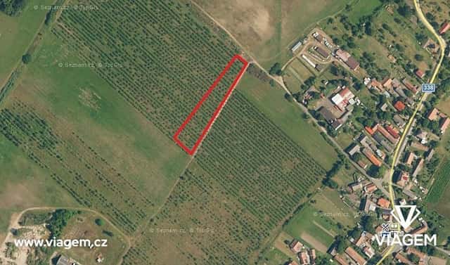 Prodej pole 918 m², Horušice, okres Kutná Hora