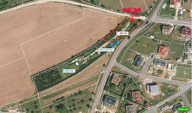 Prodej stavebního pozemku 4 059 m², Tmaň – Lounín, okres Beroun