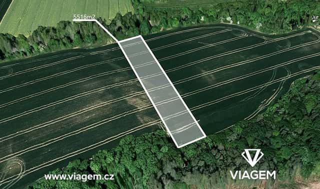 Prodej pole 1 379 m², Bechlín, okres Litoměřice
