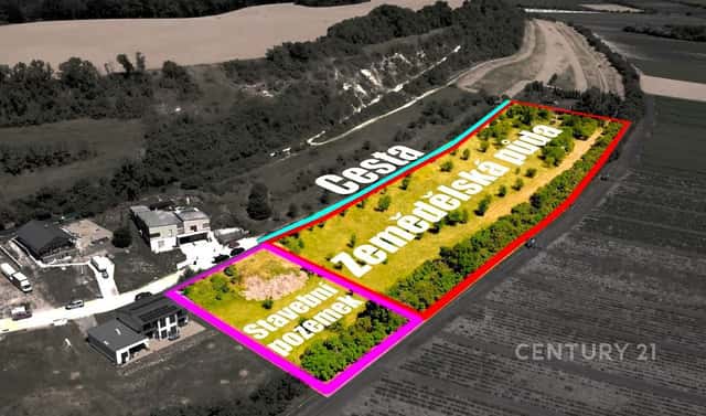 Prodej stavebního pozemku 1 659 m², Přerov nad Labem, okres Nymburk
