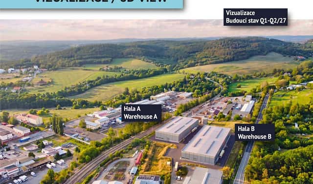 Pronájem skladovacích prostor 7 000 m², Písek