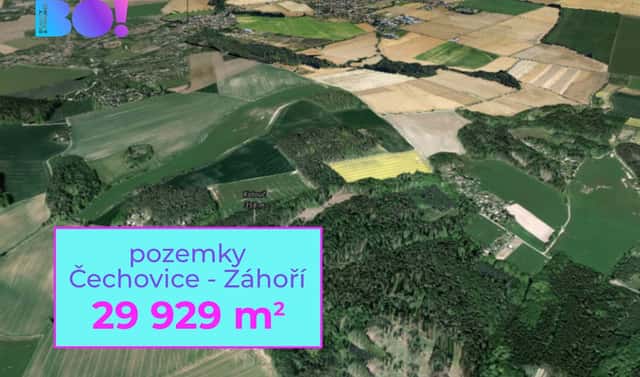 Prodej pole 29 929 m², Prostějov