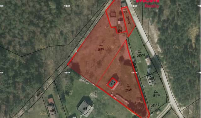 Prodej zahrady 2 503 m², Strakonice