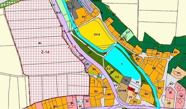 Prodej stavebního pozemku 43 594 m², Straškov-Vodochody, okres Litoměřice