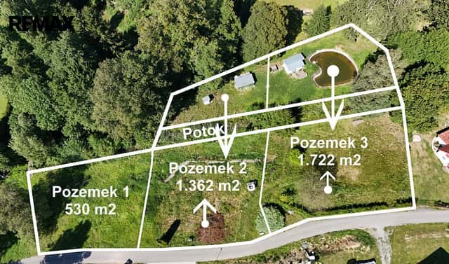 Prodej stavebního pozemku 1 362 m², Opatovec, okres Svitavy