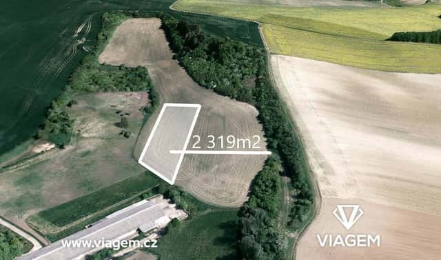 Prodej pole 1 195 m², Dobročkovice, okres Vyškov