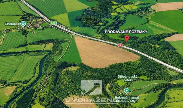 Prodej louky 528 m², Soutice, okres Benešov