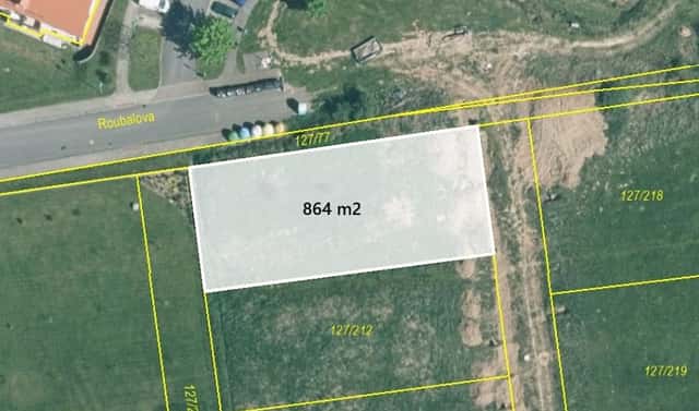 Prodej stavebního pozemku 864 m², Roubalova, Chudenice, okres Klatovy
