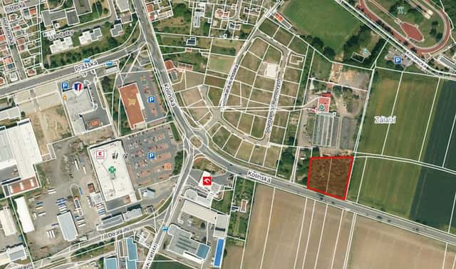 Prodej stavebního pozemku 3 893 m², Nymburk
