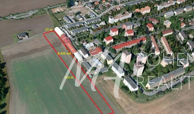 Prodej pole 8 435 m², Švehlova, Slaný, okres Kladno