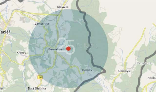 Prodej lesa 34 594 m², Bernartice, okres Trutnov