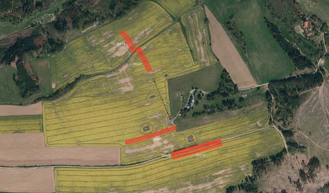 Prodej pole 11 760 m², Křešín – Kramolín, okres Pelhřimov