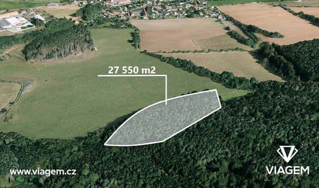 Prodej lesa 13 775 m², Čím, okres Příbram
