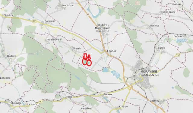Prodej lesa 1 843 m², Litohoř – Kamenný Újezd, okres Třebíč