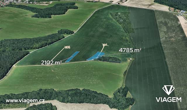 Prodej pole 860 m², Hvozdná, okres Zlín