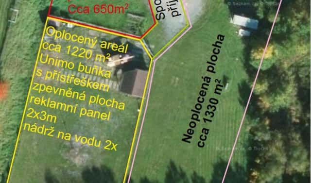 Pronájem komerčního pozemku 650 m², Jaselská, Přelouč, okres Pardubice