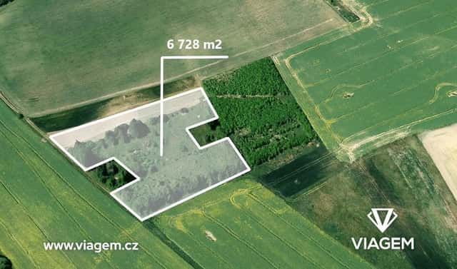 Prodej zahrady 3 203 m², Ctiněves, okres Litoměřice