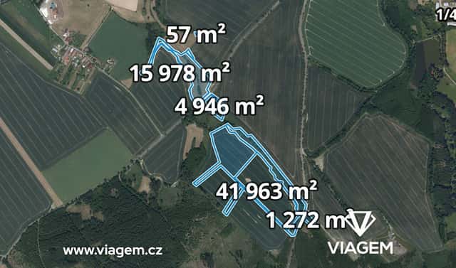 Prodej pole 2 951 m², Golčův Jeníkov, okres Havlíčkův Brod