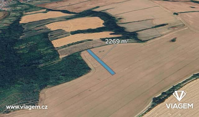 Prodej pole 2 269 m², Kněžpole, okres Uherské Hradiště