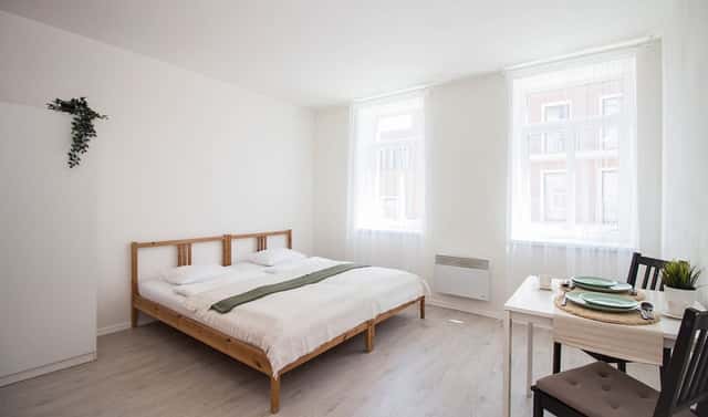 Pronájem bytu 1+kk 25 m², Spolková, Brno – Zábrdovice, okres Brno-město