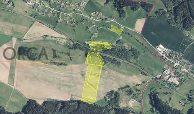Prodej pole 4 304 m², Borovnice, okres Trutnov