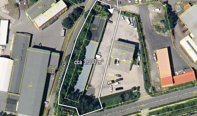 Prodej komerčního pozemku 3 300 m², Malodoubská, Liberec – Liberec VIII-Dolní Hanychov