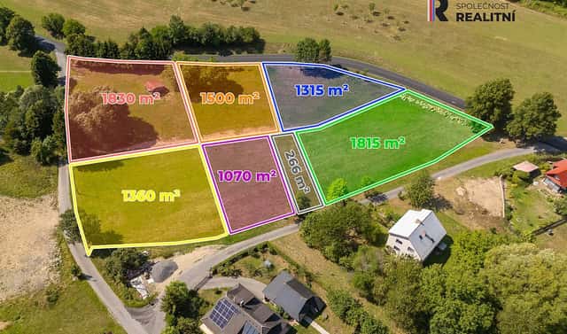 Prodej stavebního pozemku 9 229 m², Držková, okres Zlín