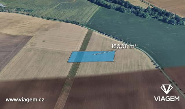 Prodej pole 12 008 m², Dubany, okres Pardubice