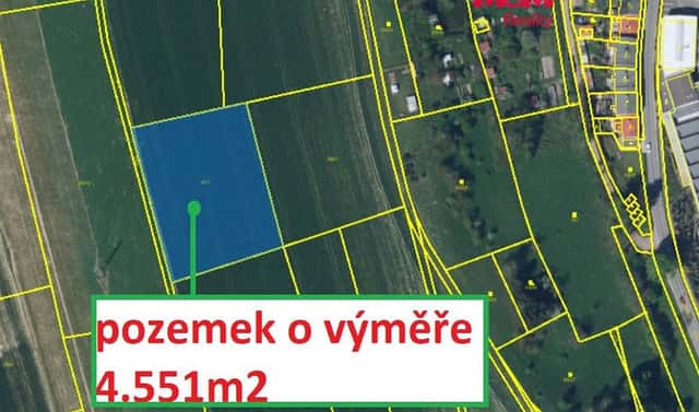 Prodej pole 4 551 m², Police nad Metují, okres Náchod