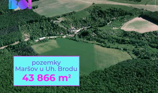 Prodej pole 43 866 m², Uherský Brod, okres Uherské Hradiště