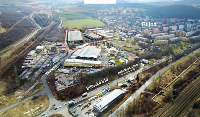 Pronájem skladovacích prostor 3 000 m², Teplická, Bílina – Teplické Předměstí, okres Teplice