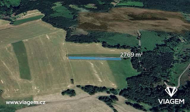 Prodej pole 2 769 m², Bousín, okres Prostějov