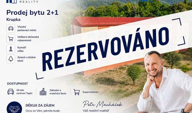 Prodej bytu 2+1 43 m², Dlouhá, Krupka – Bohosudov, okres Teplice