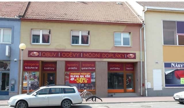 Prodej obchodních prostor 980 m², tř. Masarykova, Veselí nad Moravou, okres Hodonín