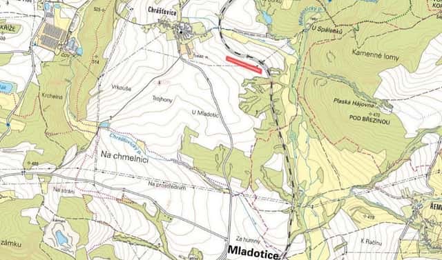 Prodej pole 11 227 m², Mladotice – Chrášťovice, okres Plzeň-sever